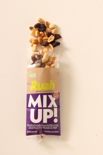 [RUAH19025472] MIX UP! Mezcla de ándanos, maní y castaña de cajú x 40g x 10 SIN TACC RUAH
