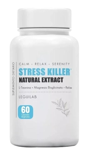 [LEGUI18682101] STRESS KILLER suplemento x 60 cápsulas SIN TACC LEGUILAB