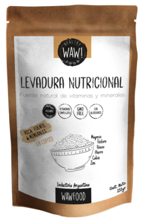 [WAWFO18154995] (vto 10/26) LEVADURA NUTRICIONAL en COPOS x 150 gr SIN TACC WAW FOOD