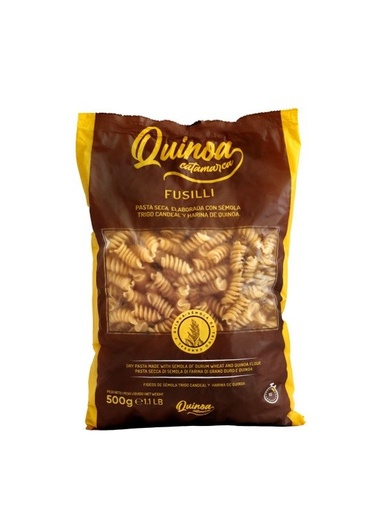 [QUINO14493123] FUSILLI de quinoa x 500 gr - QUINOA CATAMARCA