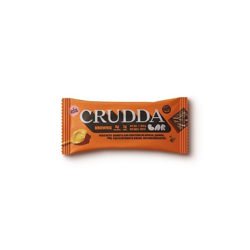 [CRUDD13605410] Barritas BROWNIE sin TACC plant based x 40 gr x 10 uni - CRUDDA