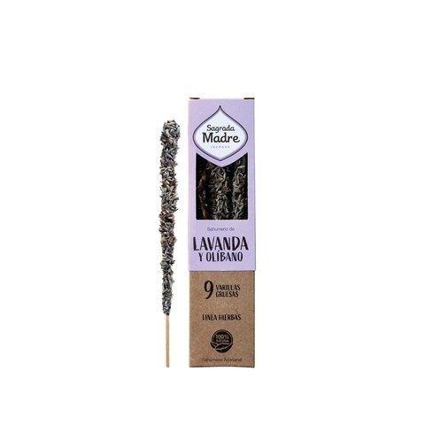 [SAGRA8104900] Sahumerio LINEA HIERBAS lavanda y olibano HIERBAS Sagrada Madre