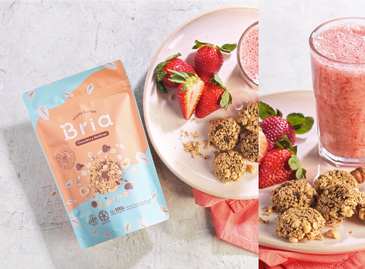 [BRIA7243044] COOKIES Snack con CHOCOLATE Y AVELLANAS x 100gr VEGANO Avena y Quinoa BRIA