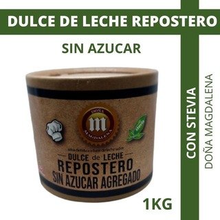 [DONAM7057816] Dulce de Leche REPOSTERO x 1kg CARTON con Stevia SIN TACC DOÑA MAGDALENA