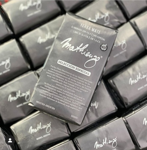 [MATHI6843003] PACK x 12 uni  YERBA mate Agroecológica SIN TACC x 500g MATHIENZO