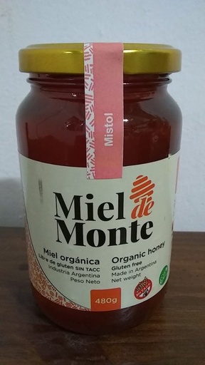 [MIELD5696987] Miel Orgánica MISTOL x 480gr MIEL DE MONTE