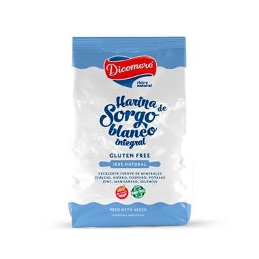 [DICOM3854963] Harina de SORGO Blanco Integral SIN TACC x 450gr DICOMERE