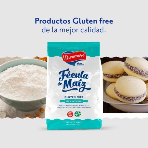 [DICOM2503521] Fecula de maíz Nueva SIN TACC X 450gr Dicomere