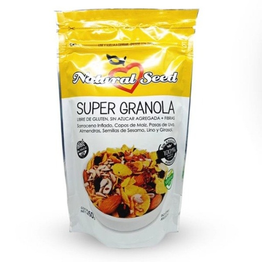 [NATUR1719205] Super Granola Vegana Sin TACC x 250gr NATURAL SEED