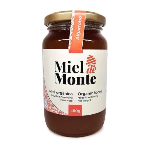 [MIELD473304] Miel Organica  Algarrobo x 480gr  MIEL DE MONTE