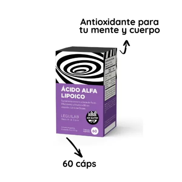 Ácido Alfa Lipoico x 60 caps LEGUILAB