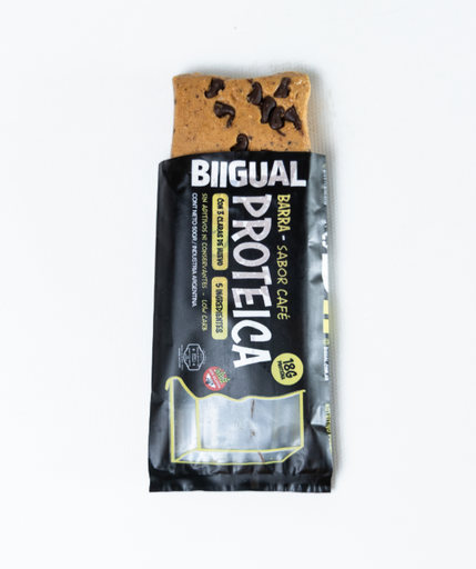 Caja Barra PROTEICA sabor CAFÉ x 10 UNI SIN TACC BIGUAL