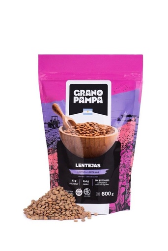 LENTEJAS Sin Tacc x 600g GRANO PAMPA