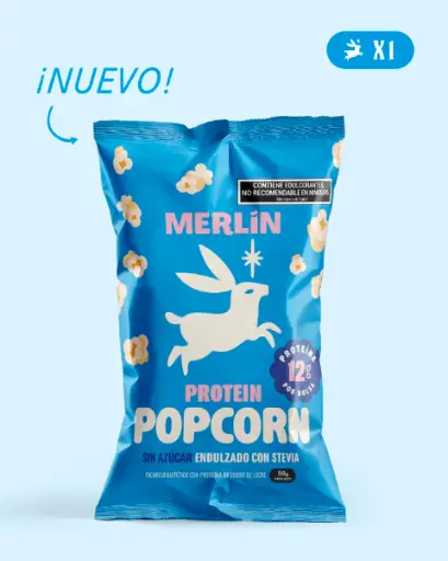 PROTEIN POPCORN DULCE (Pochoclo dulce protéico) - sin azúcar MERLIN FOODS