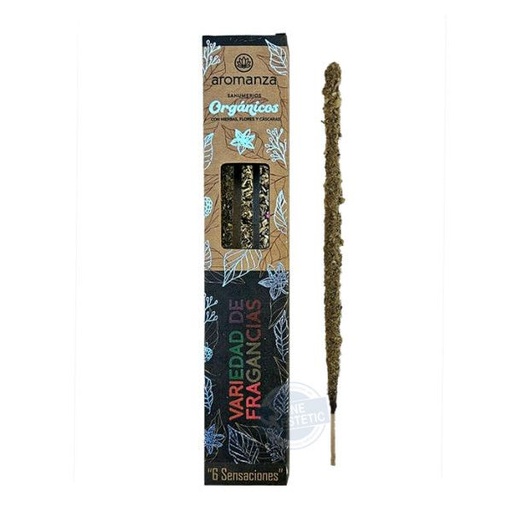 Sahumerios Orgánicos Variedad de Fragancias x 6uni