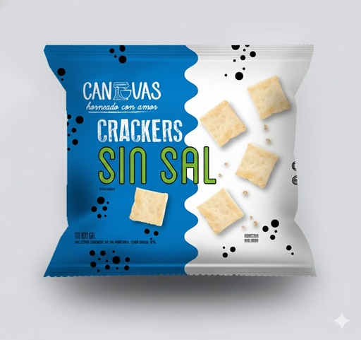 Crackers SIN SAL x 100gr CANVAS