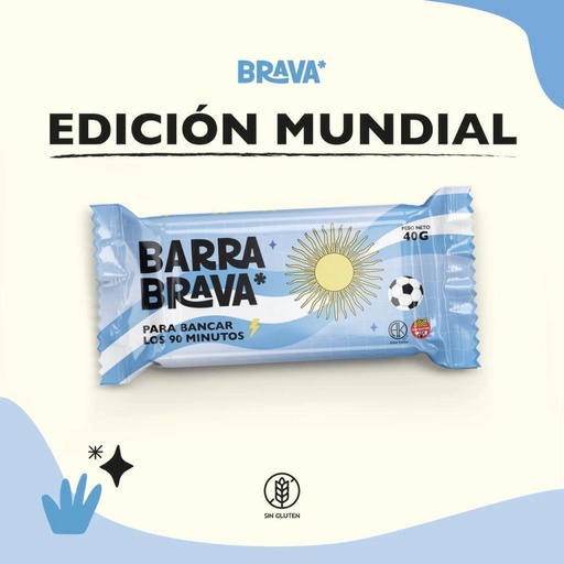 15 % DTO por tiempo limitado!!! - Barra MUNDIAL de Castañas de cajú y cacao x 6 uni BRAVA
