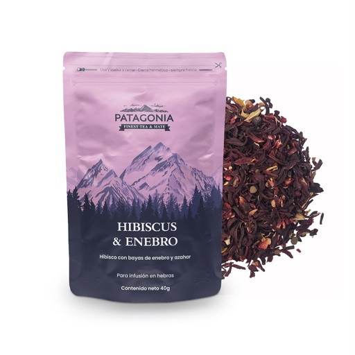 HIBISCUS & ENEBRO hebras x 40g PATAGONIA