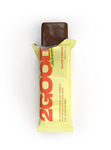 Barra proteica Salted Caramel x 10 u 2GOOD