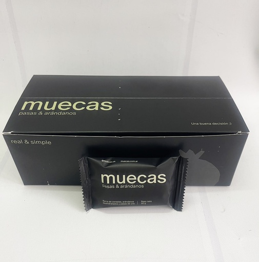 Mini barras PASAS y ARÁNDANOS x 16u MUECAS