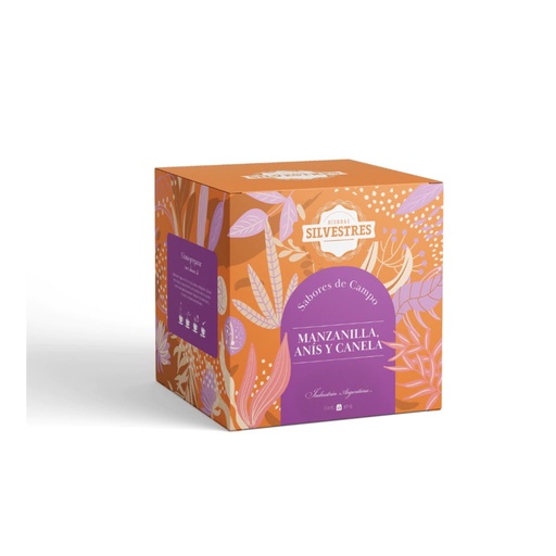Manzanilla Anís y Canela x 15 Saquitos Hierbas Silvestres